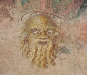 Vægmaleri fra exedra af en villa ved Boscoreale, ca. 50-40 f.Kr.